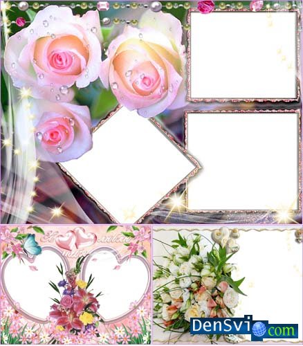 Photoframes with Roses