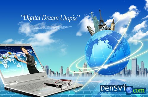 PSD template - Digital Dream - 3