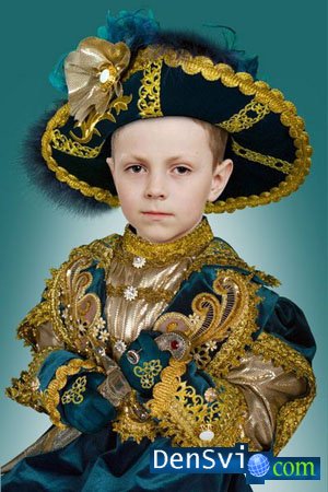 Template for a photomontage - the Small Prince