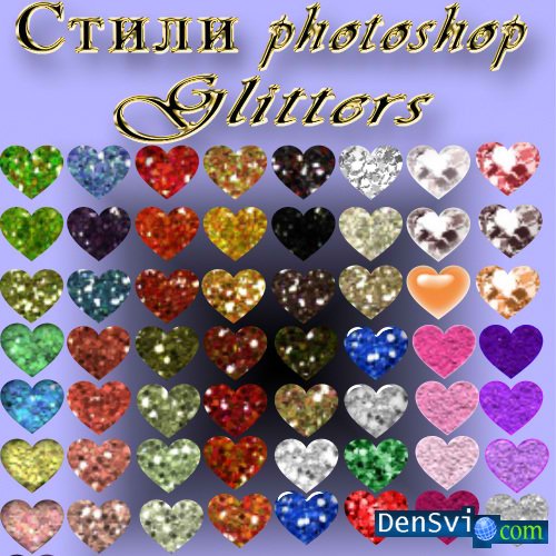 Styles for Photoshop - Glitters