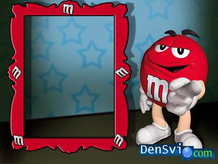 Photoframe -  M&M's RED