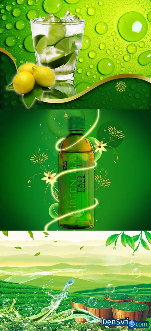 PSD templates - Green drinks