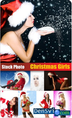   -  Stock Photo - Christmas Girls