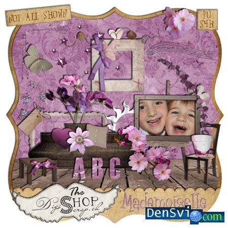  -  Mademoiselle By Digiscrap.ch