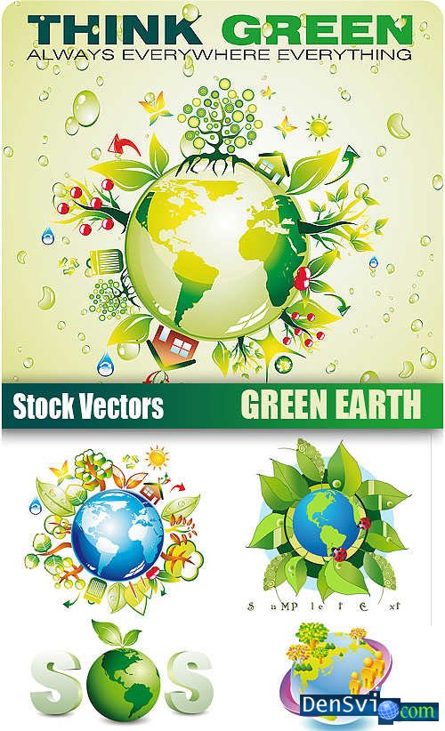 Stock Vectors - Green Earth