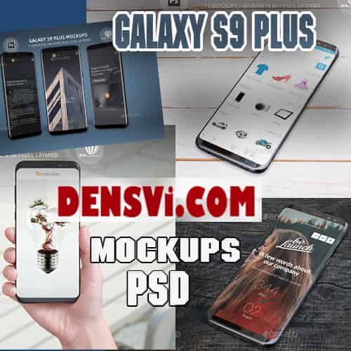 Galaxy S9 Plus HQ Mockups - PSD  