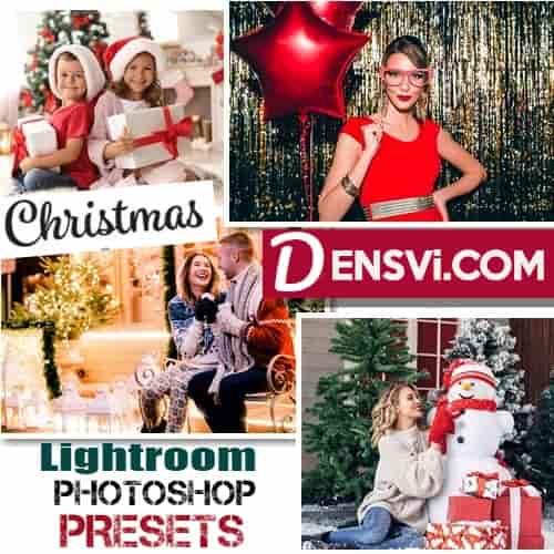 Christmas Lightroom Photoshop presets free download