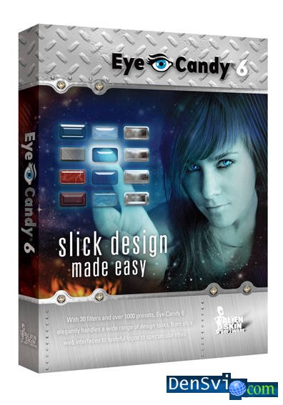 Плагин - Alien Skin Eye Candy 6.1.0 (6.5.8) для Фотошоп