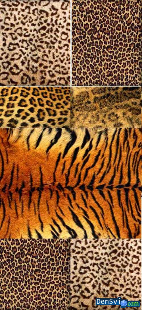 Текстуры Фотошоп - Шкуры пятнистых животных
