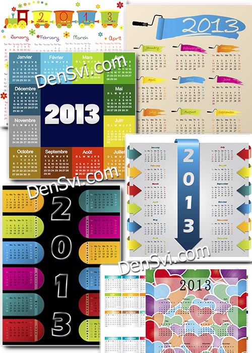 Календари 2013 - Креативные дизайны