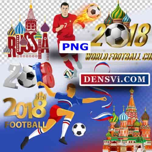 Футбол 2018 Клипарт PNG высококачественный