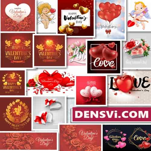 День святого Валентина Valentines day vector 116 EPS-Ai